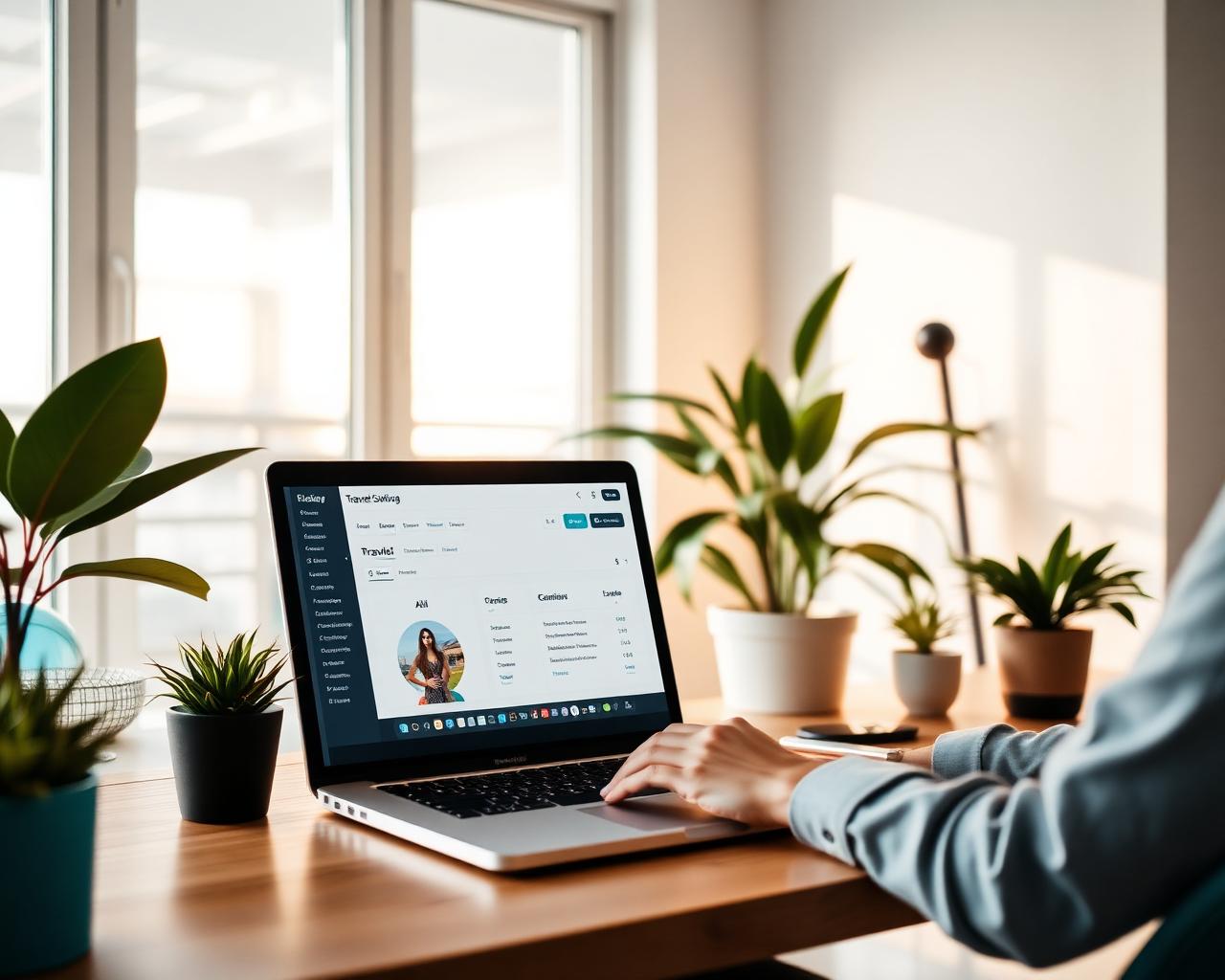 A property manager using the Holiday PA partner dashboard